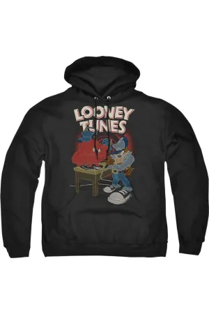 Looney Tunes Dj Looney Tunes Adult Pull Over Hoodie / Hooded Sweatshirt