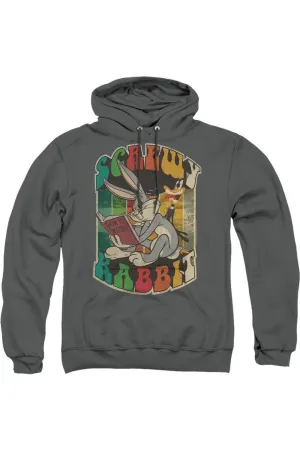 Looney Tunes Screwy Rabbit Adult Pull Over Hoodie / Hooded Sweatshirt