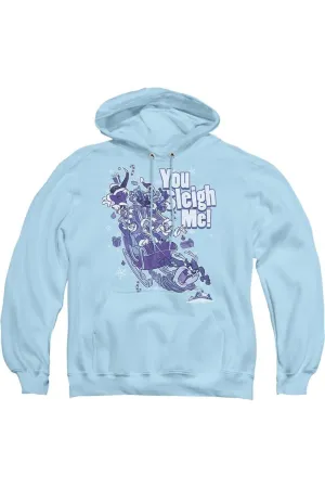 Looney Tunes You Sleigh Me Adult Pull Over Hoodie / Hooded Sweatshirt