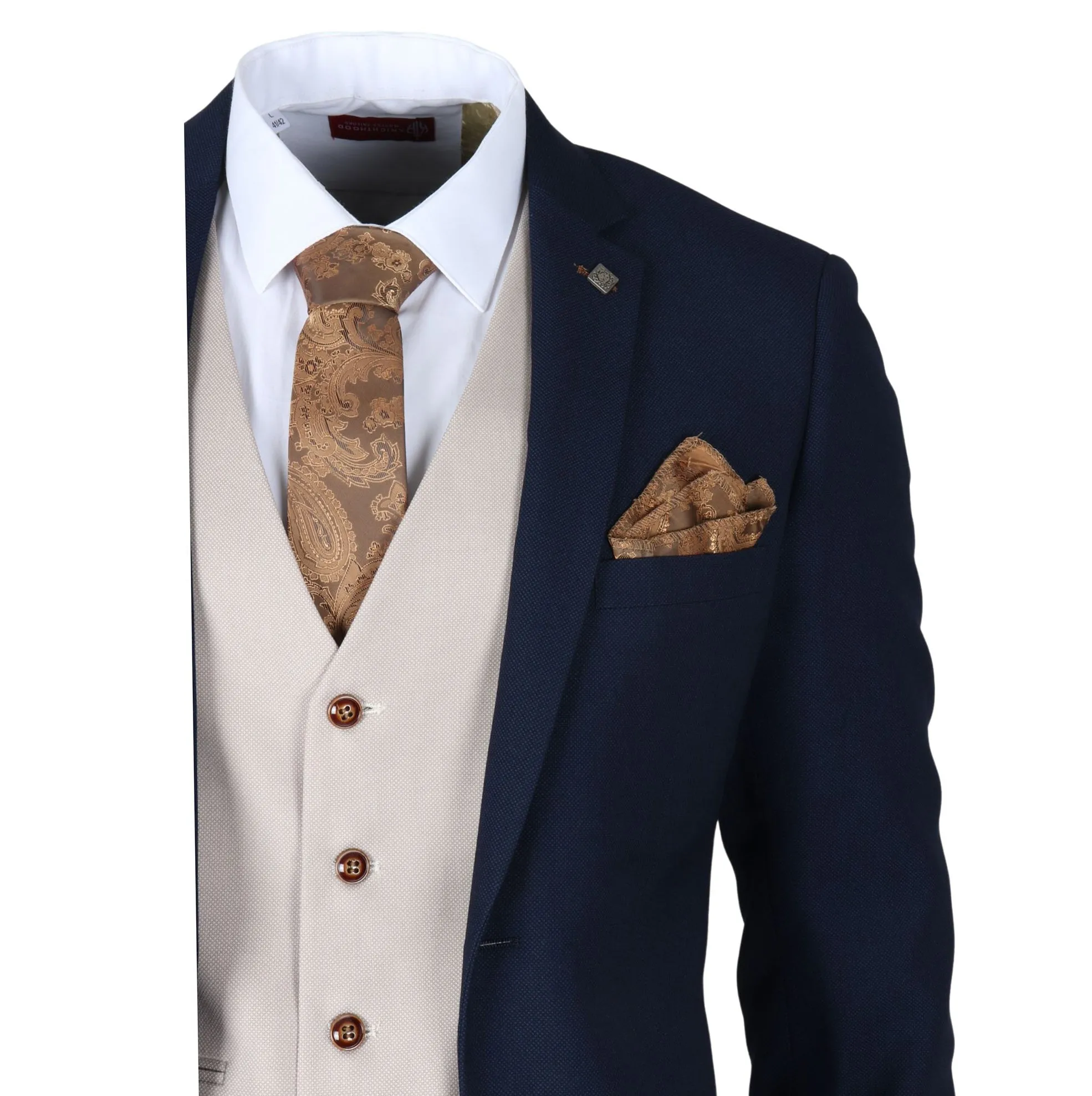 Mayfair 3 piece Grooms Suit