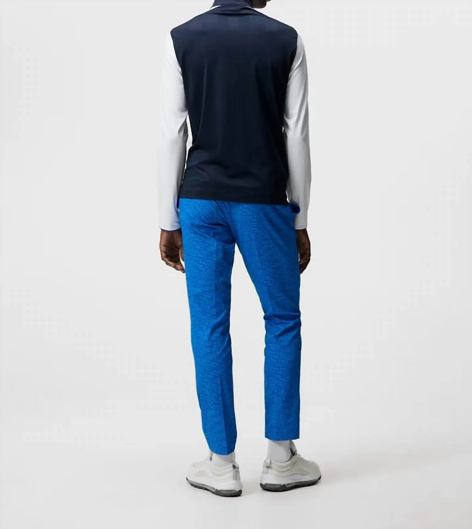 Melker Mesh Mid Layer Jacket In Navy