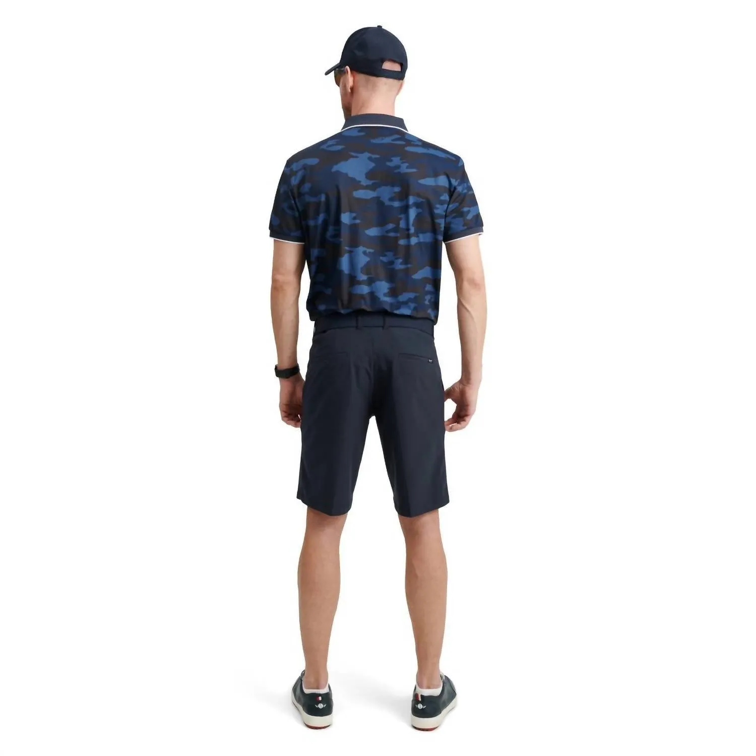 Men Mellion 4 Ways Stretch Shorts In Navy