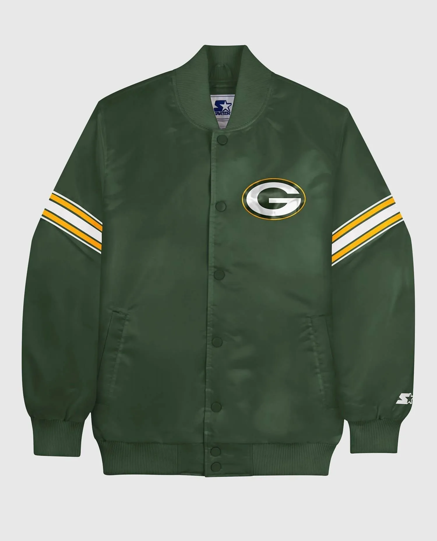 Men's Bay Packers Varsity Jacket In Green