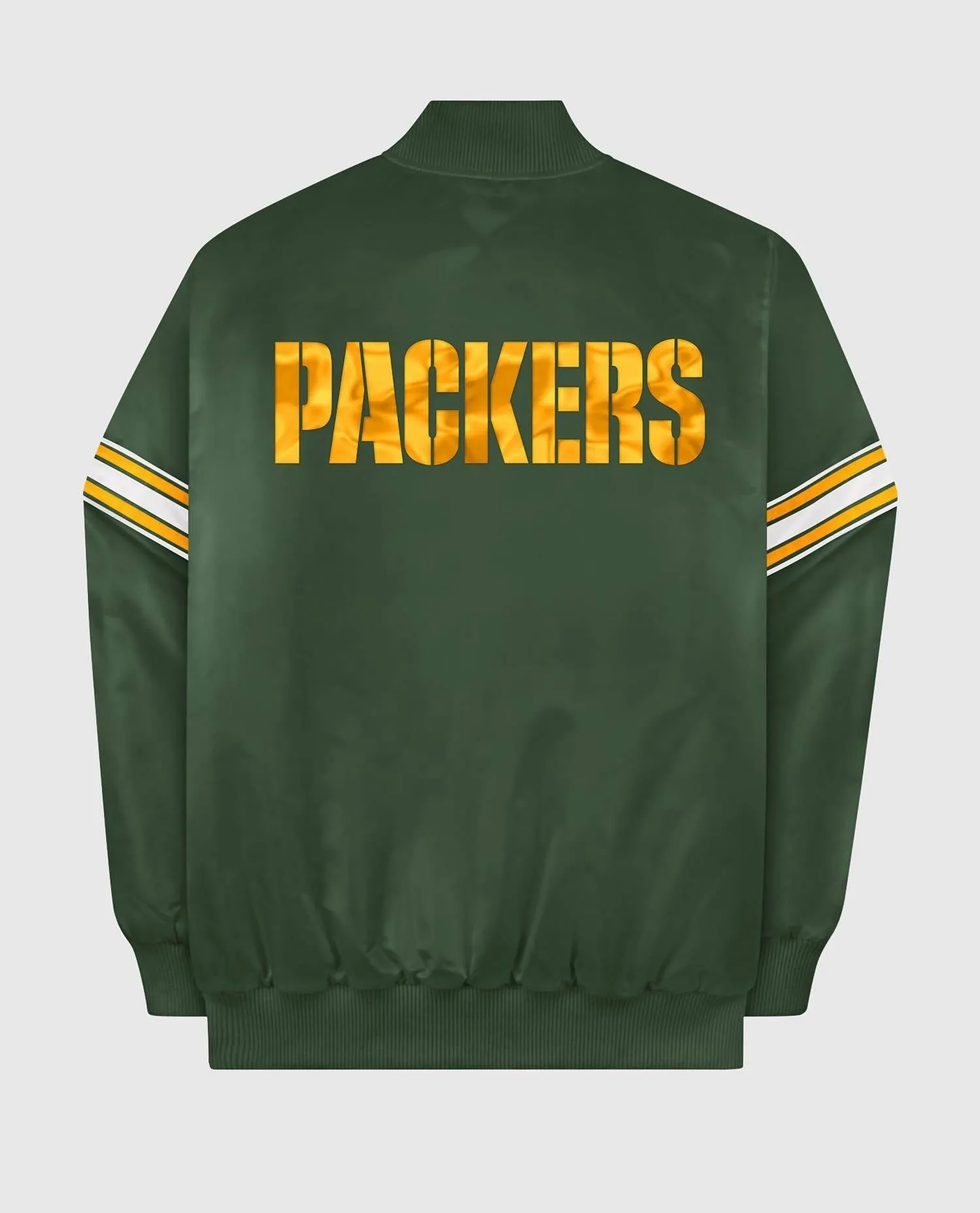 Men's Bay Packers Varsity Jacket In Green