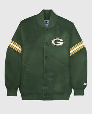 Men's Bay Packers Varsity Jacket In Green