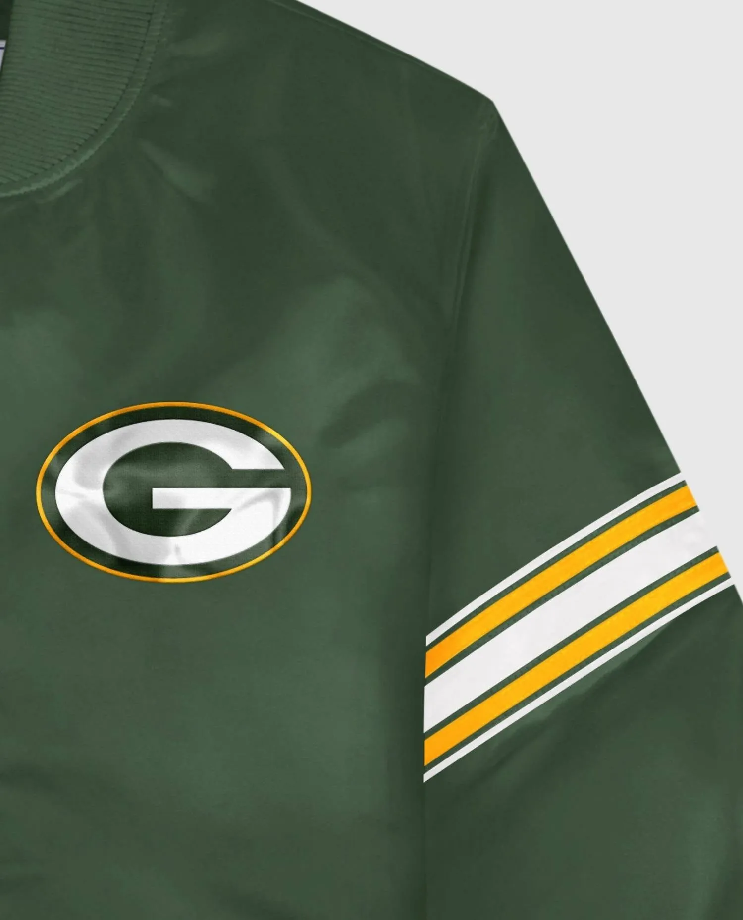 Men's Bay Packers Varsity Jacket In Green