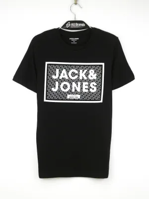 Men's Brand Logo Printed Top,Black