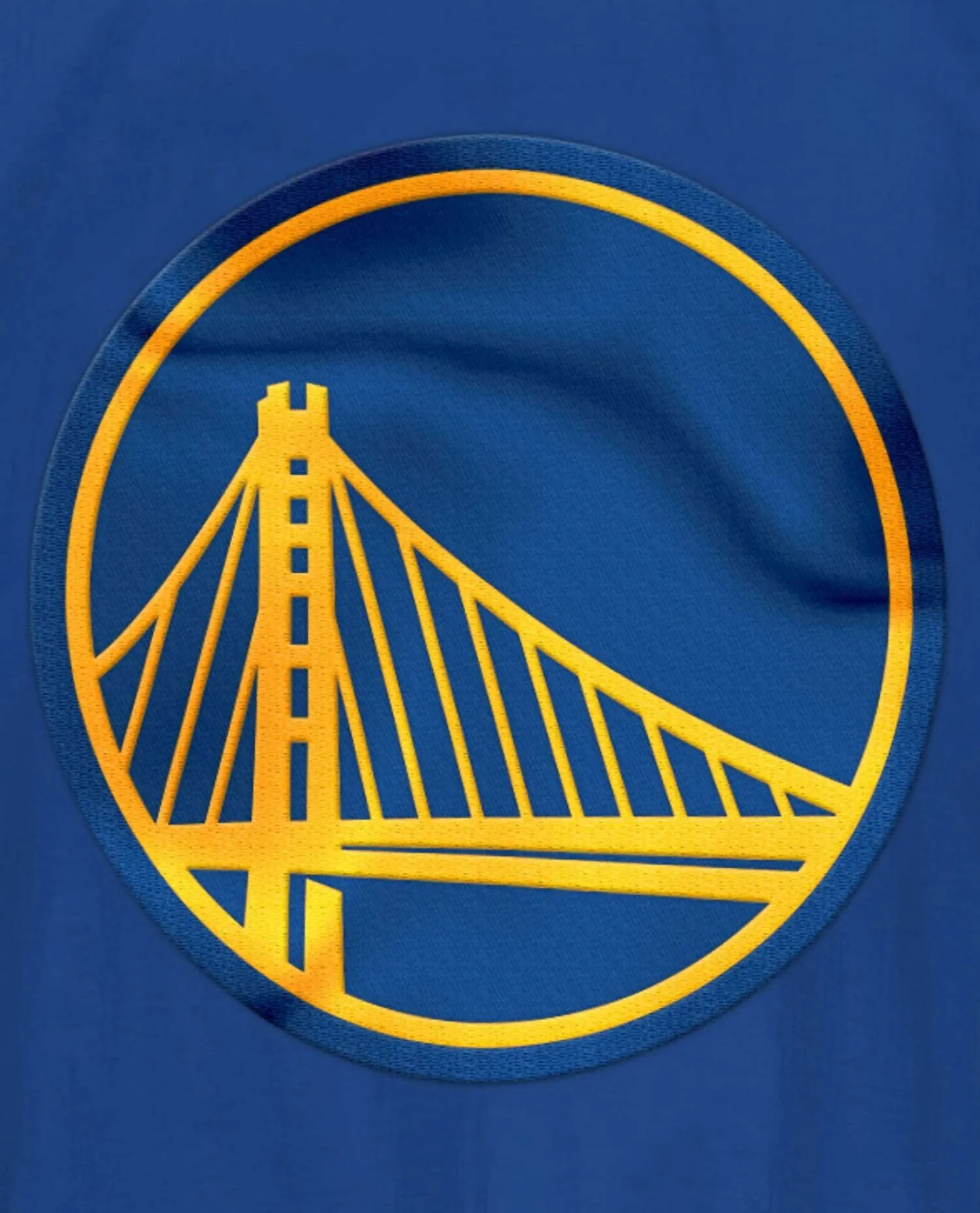Men's Golden State Warriors Home Team Half-Zip Jacket In Blue
