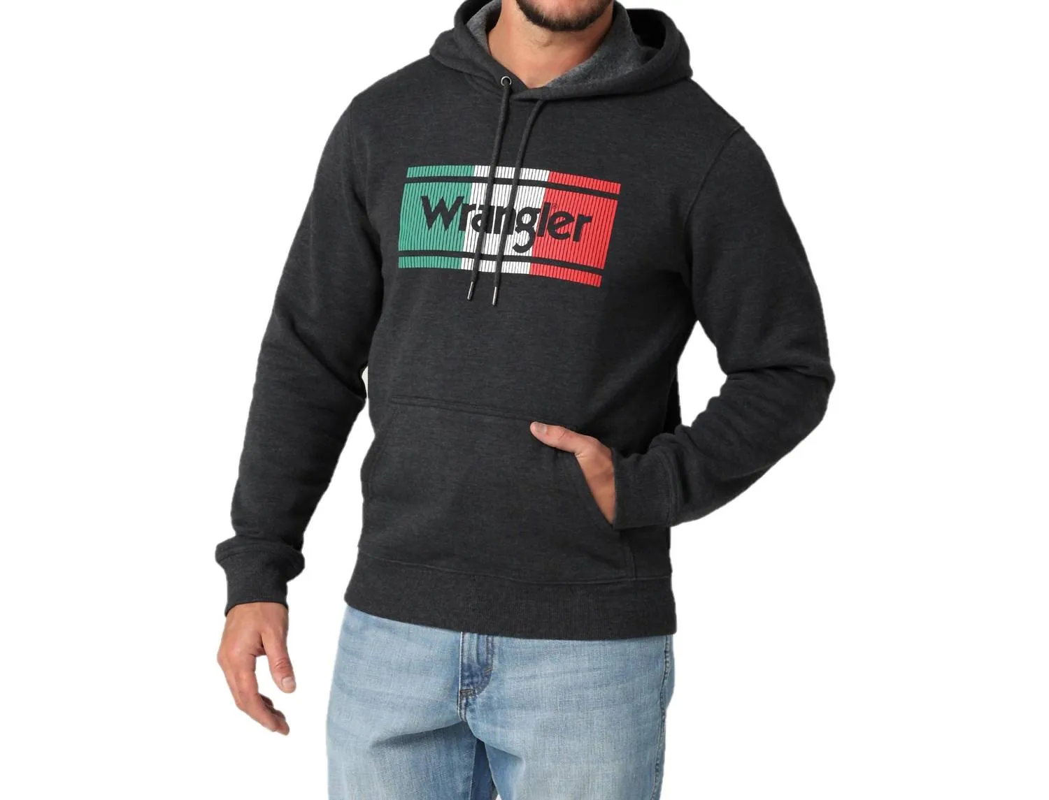 Men's Hoodie Mexico Logo In Caviar Heather