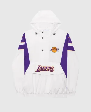 Men's Los Angeles Lakers Home Team Hooded Jacket In White