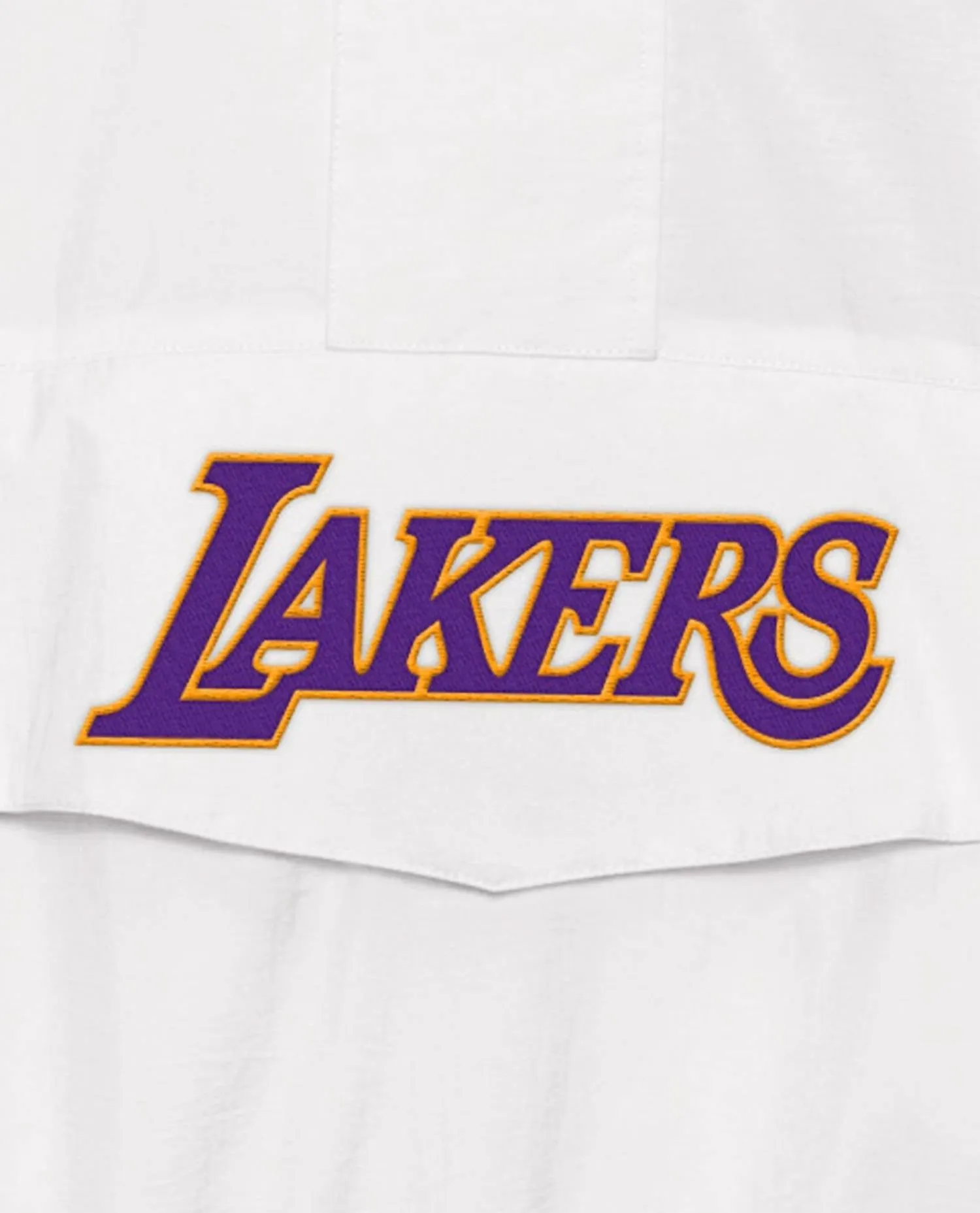 Men's Los Angeles Lakers Home Team Hooded Jacket In White