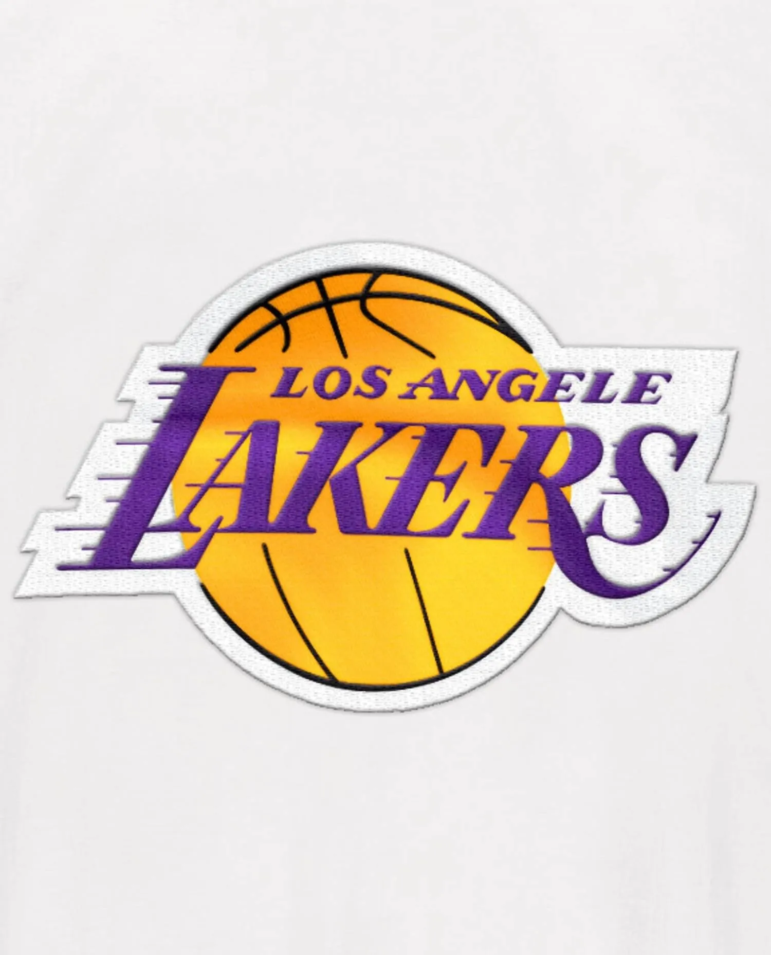 Men's Los Angeles Lakers Home Team Hooded Jacket In White