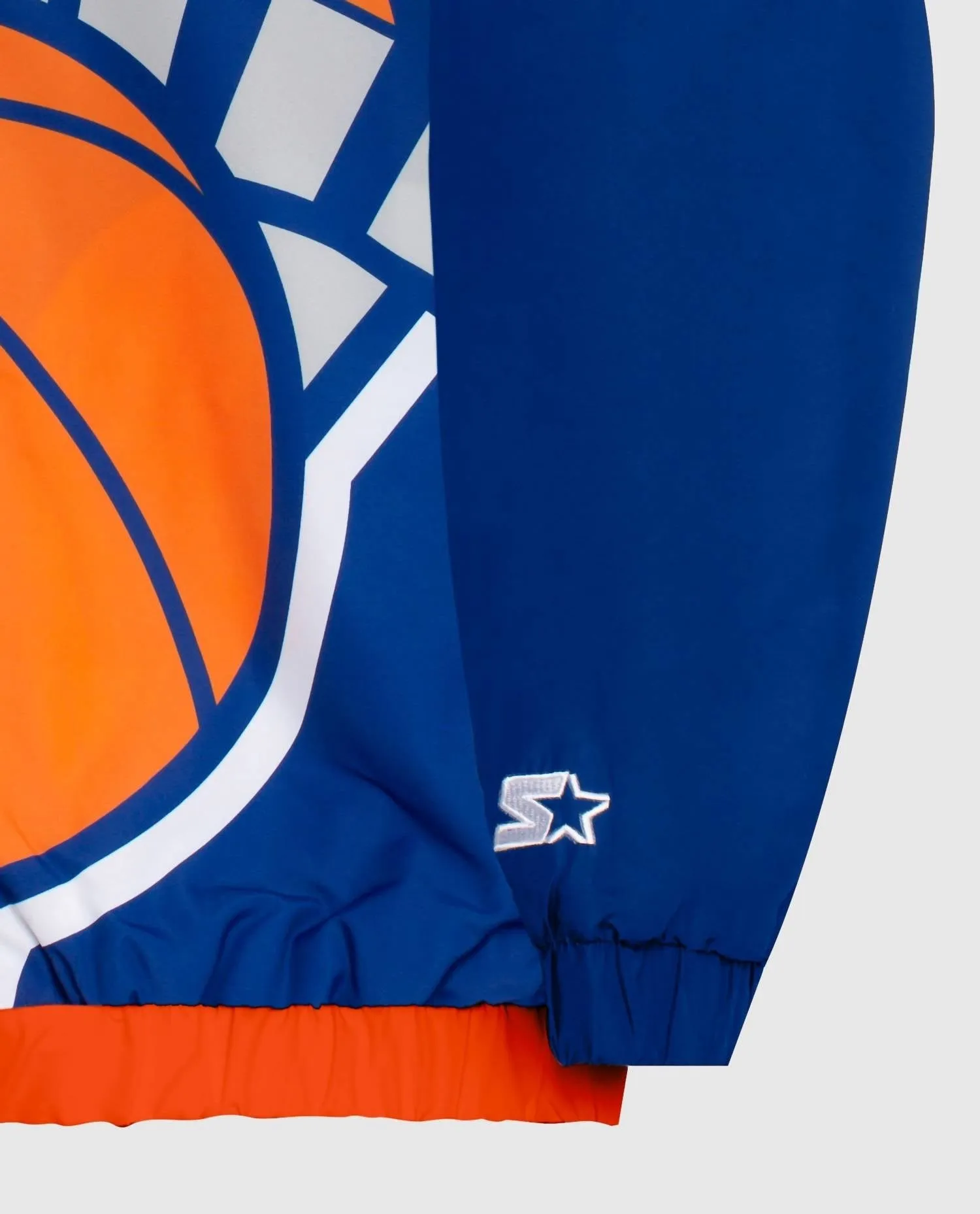 Men's New York Knicks Hooded Jacket In Blue