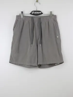 Men's Ribbed Pull On Short,Grey