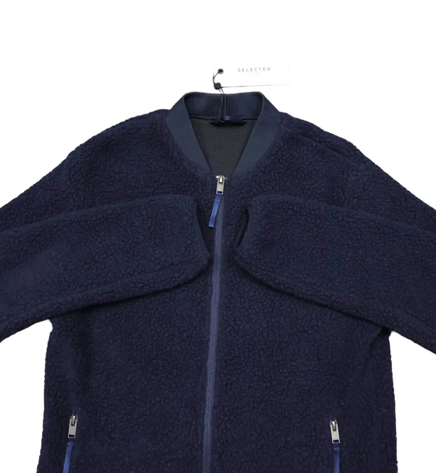 Men's Simple Jacket In Navy