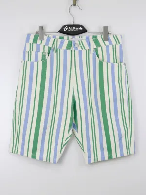 Men's Striped Denim Short,Multi