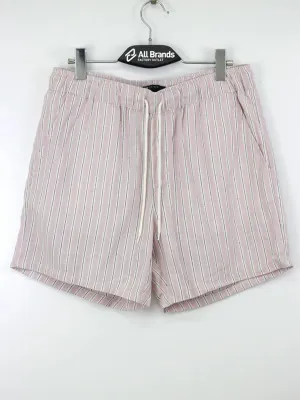 Men's Striped Short,Light Pink