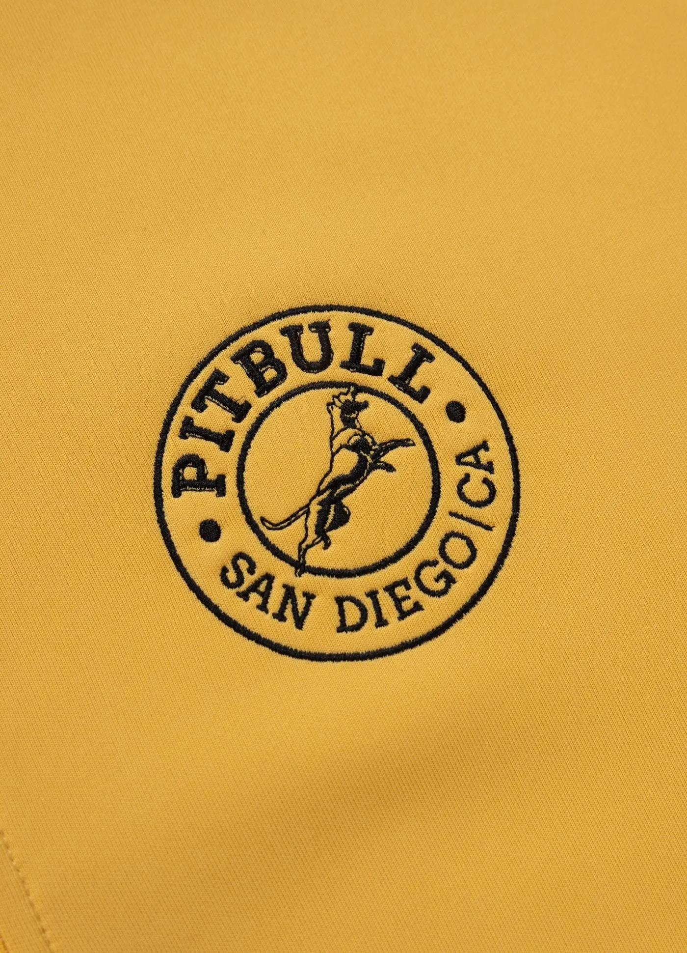 Men's Sweatjacket Oldschool SAN DIEGO CA - Pale yellow