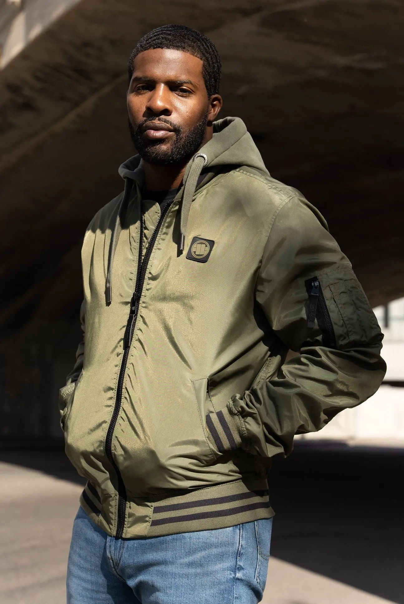 Men's transitional hooded jacket Nimitz