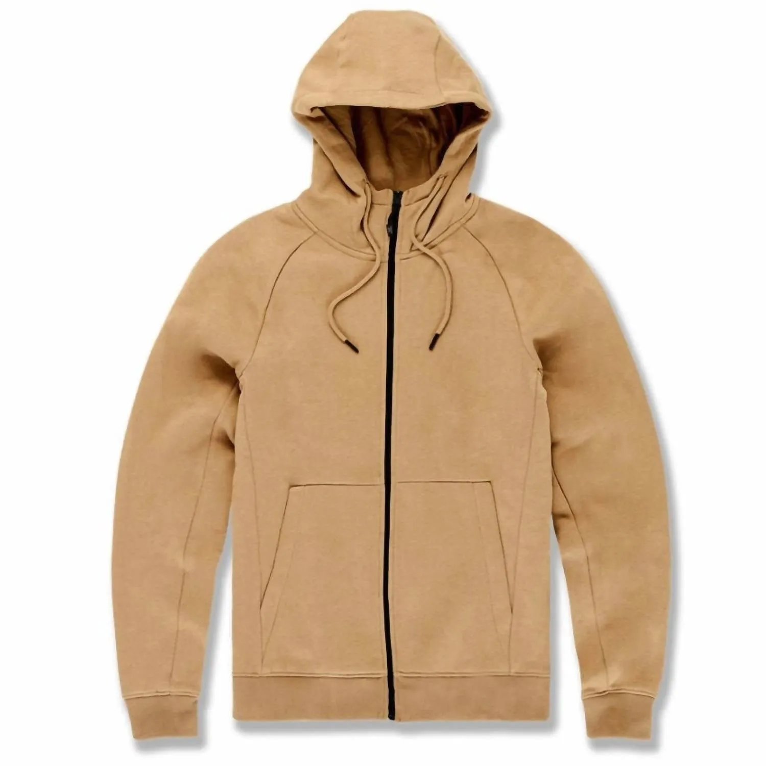 Men's Uptown Zip Up Hoodie In Mocha