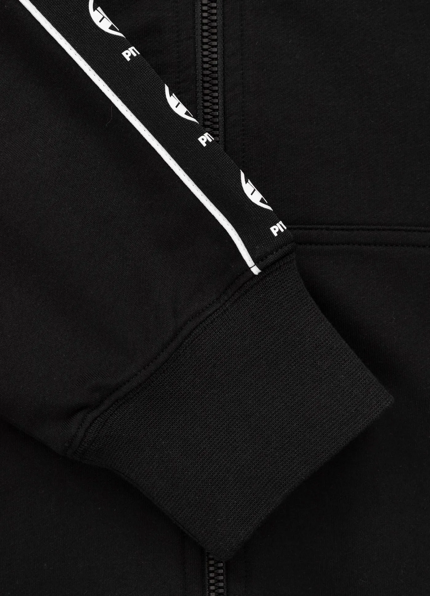 Men's Zip-up hoodie TAPE NUGGET - Black