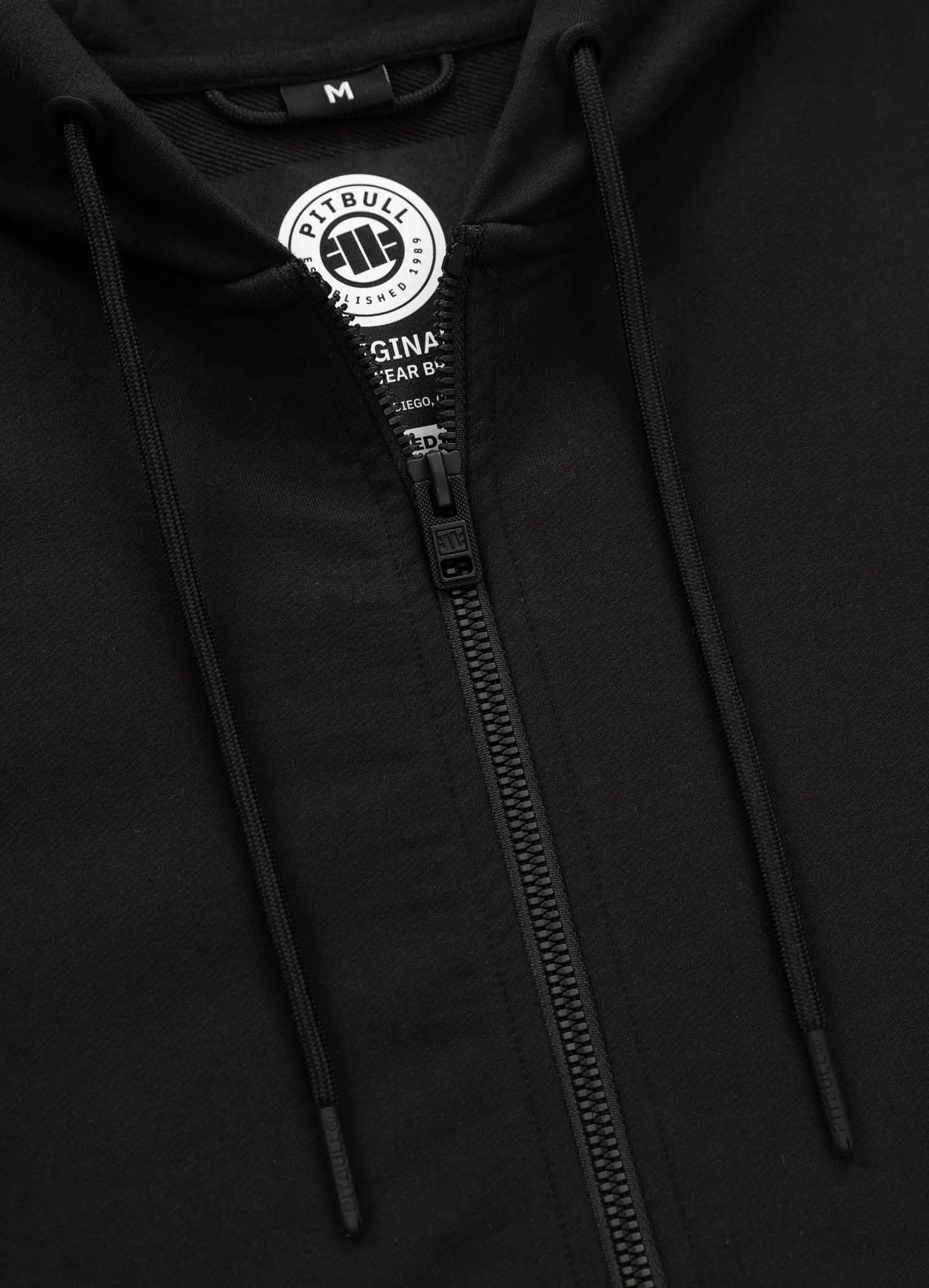 Men's Zip-up hoodie TAPE NUGGET - Black
