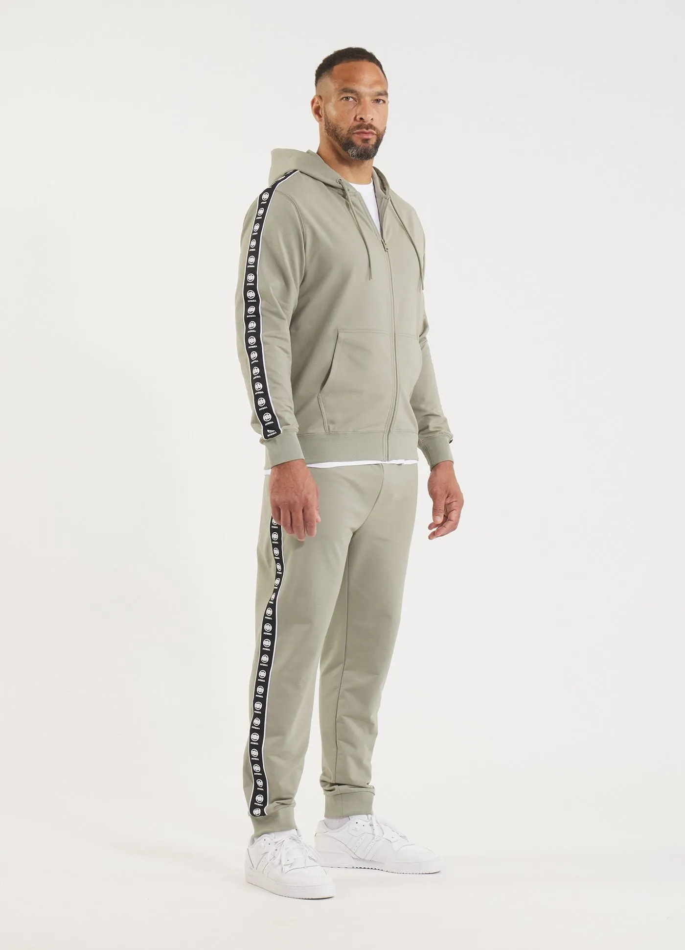 Men's Zip-up hoodie TAPE NUGGET - Dusty Salvia