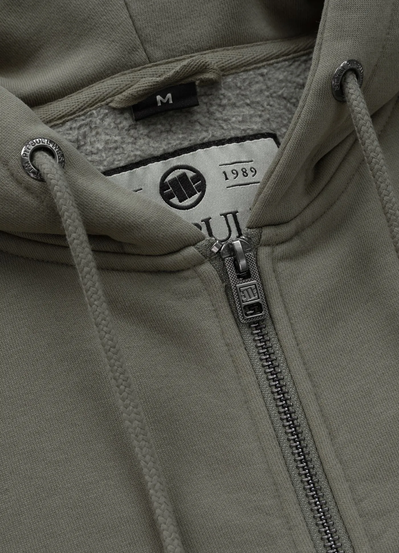 Men's Zip-up hoodie Washed Lancaster II - Gray Harbour
