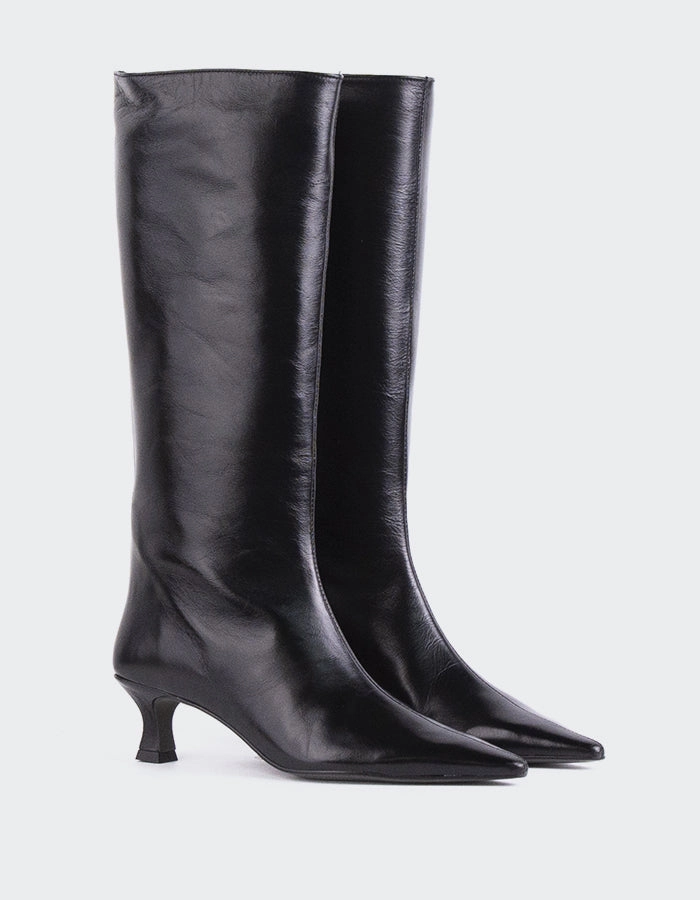 Merit Black Leather