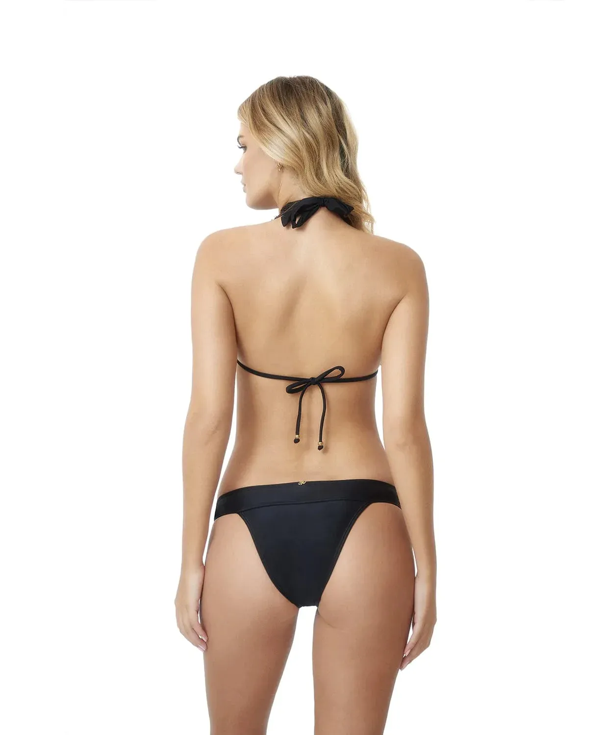 Midnight Lace Banded Teeny Bikini Bottom