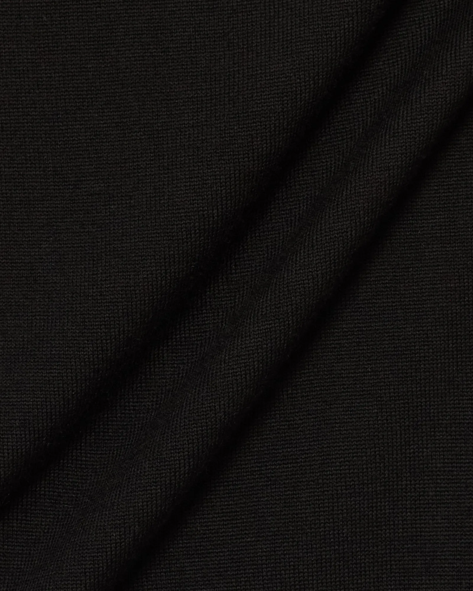 MOCK NECK L/S KNIT BLACK