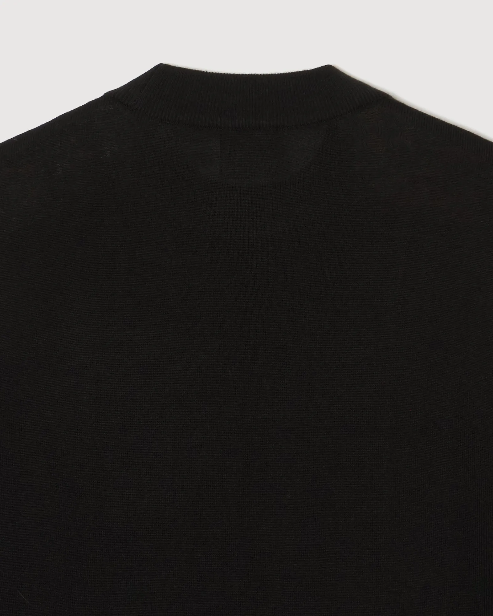 MOCK NECK L/S KNIT BLACK