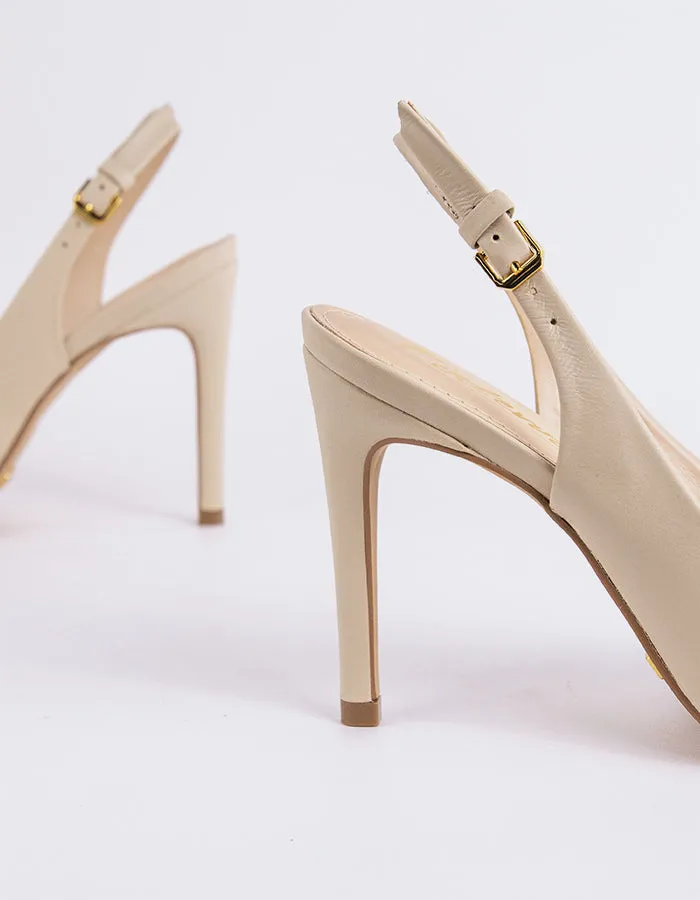 Morisha Off White Leather