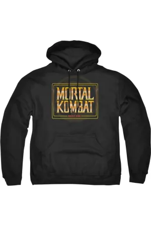 Mortal Kombat Klassic Insert Coin Adult Pull Over Hoodie / Hooded Sweatshirt