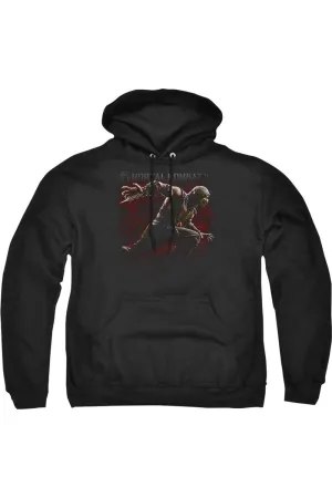 Mortal Kombat X Scorpion Lunge Adult Pull Over Hoodie / Hooded Sweatshirt