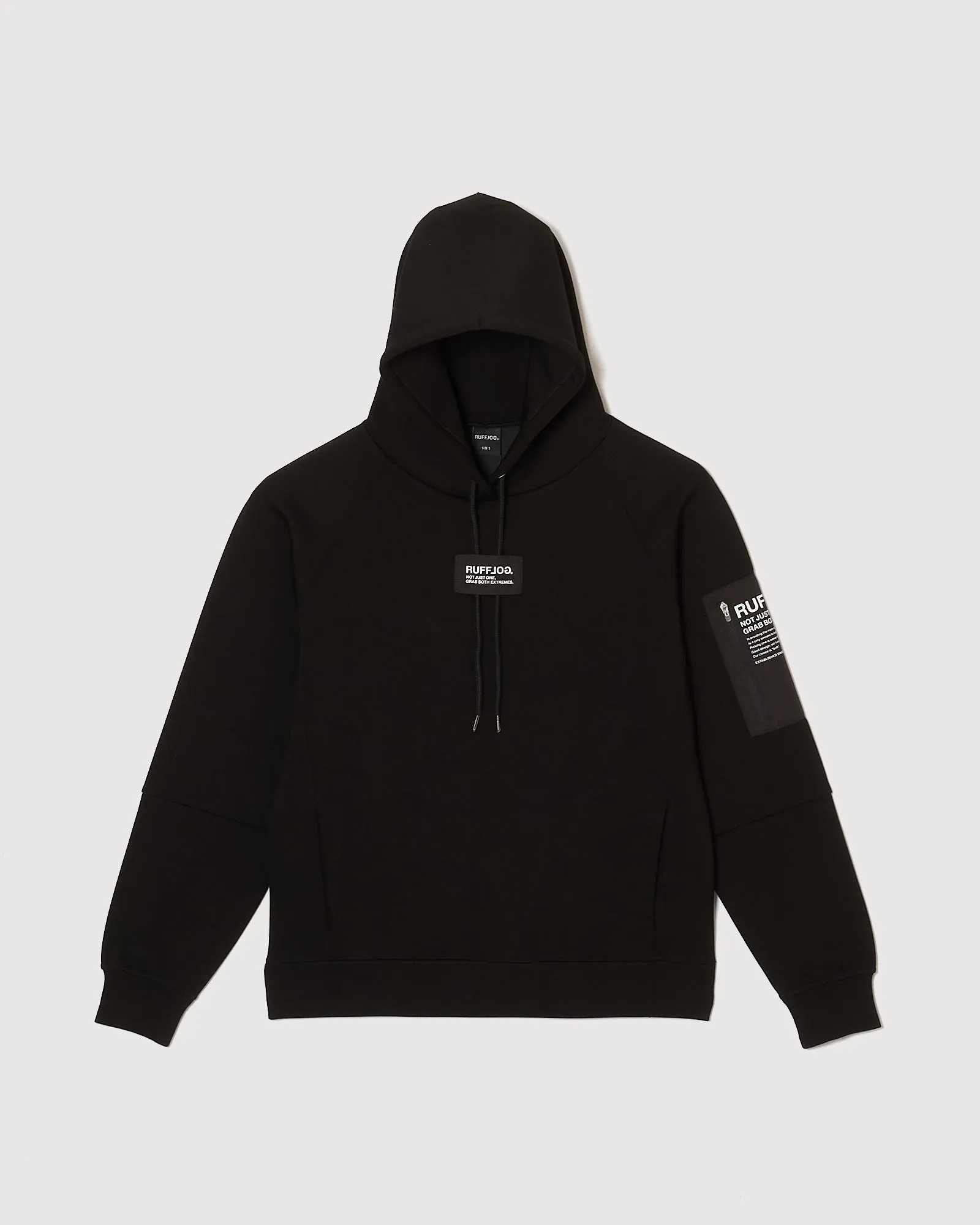 MULTIWAY WARM-UP HOODIE JACKET BLACK