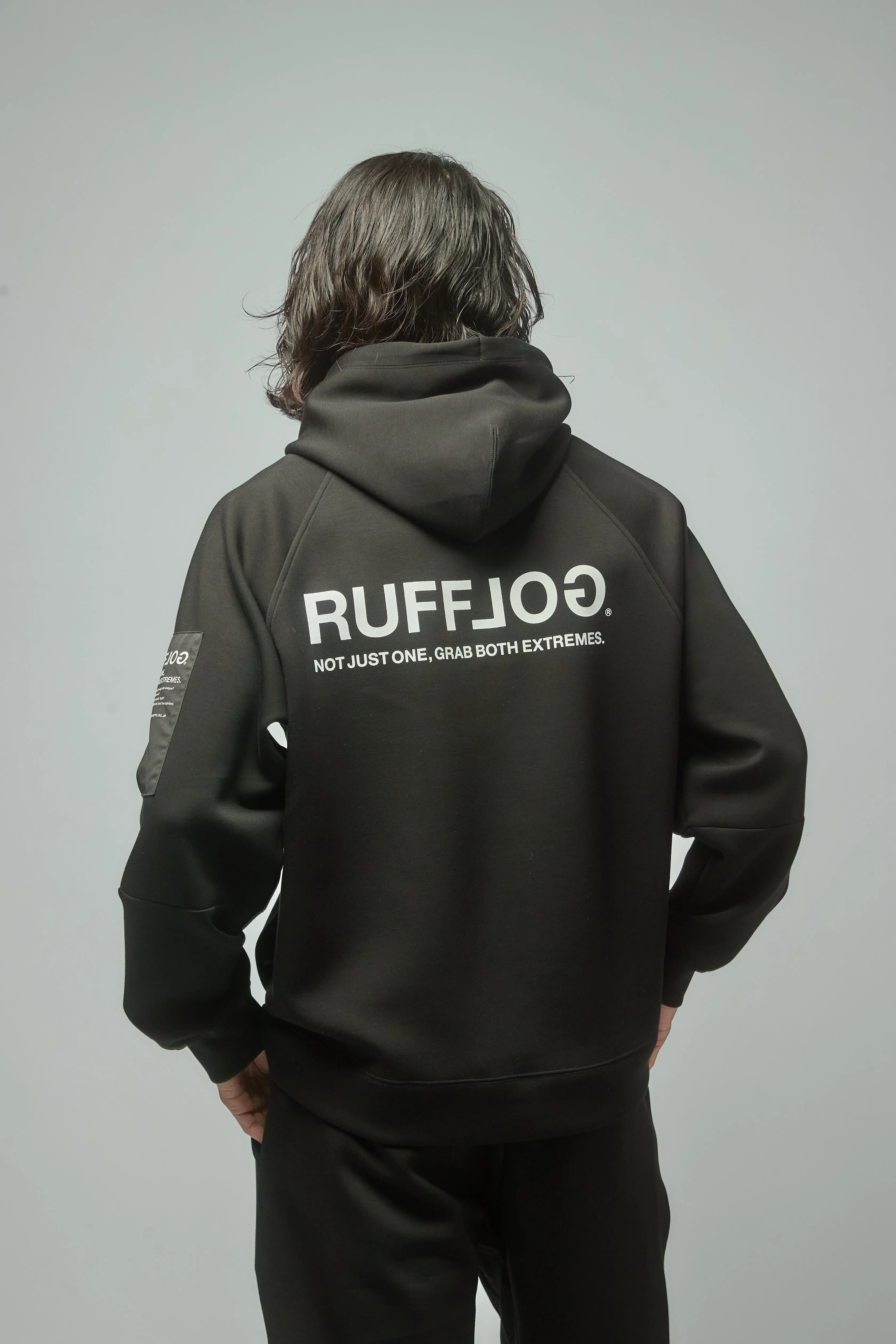 MULTIWAY WARM-UP HOODIE JACKET BLACK
