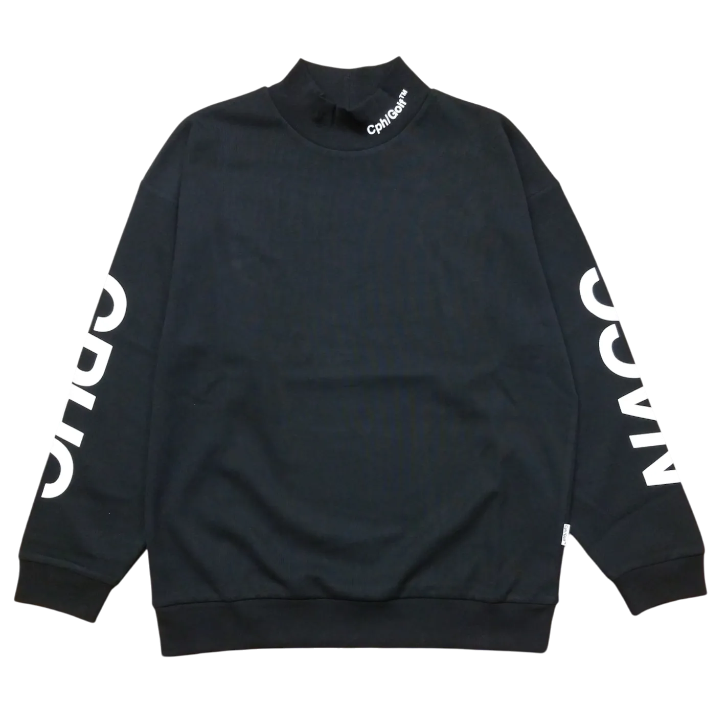 #NAGG WARM L/S MOCK NECK TEE BLACK