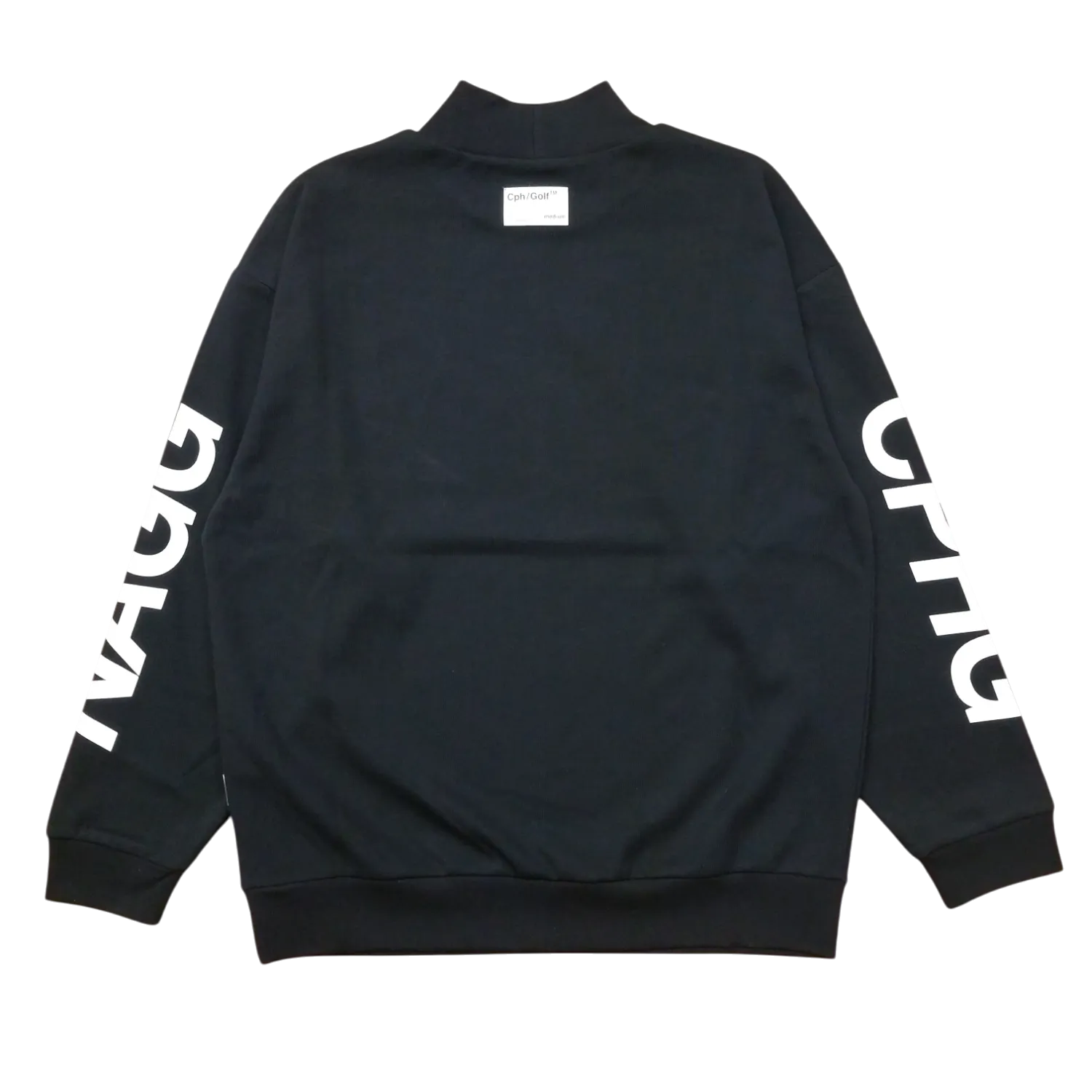 #NAGG WARM L/S MOCK NECK TEE BLACK