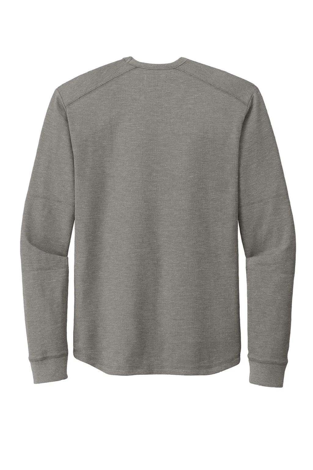 New Era Mens Thermal Crewneck Sweatshirt - Heather Shadow Grey