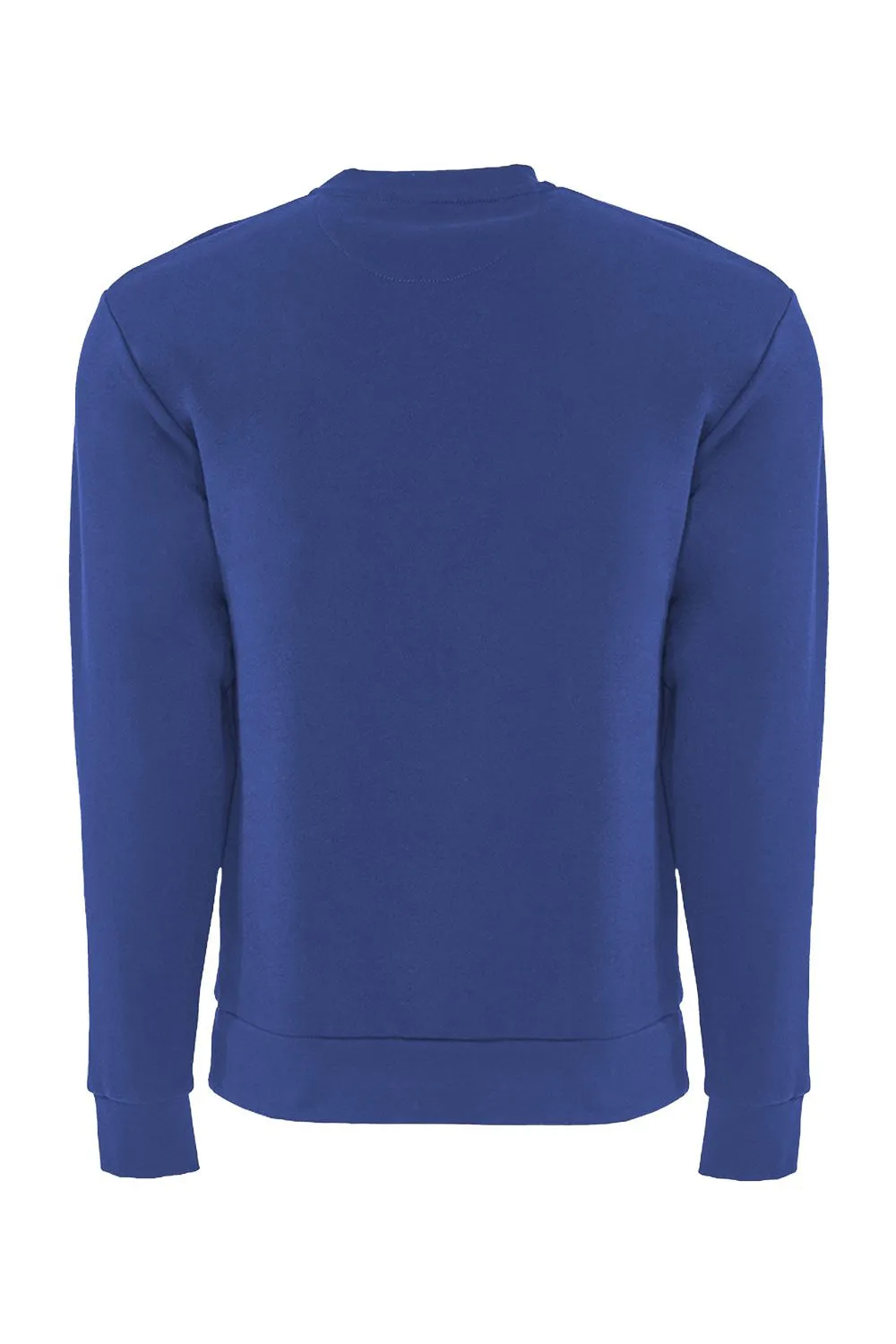 Next Level Mens Fleece Crewneck Sweatshirt w/ Pouch Pocket - Royal Blue