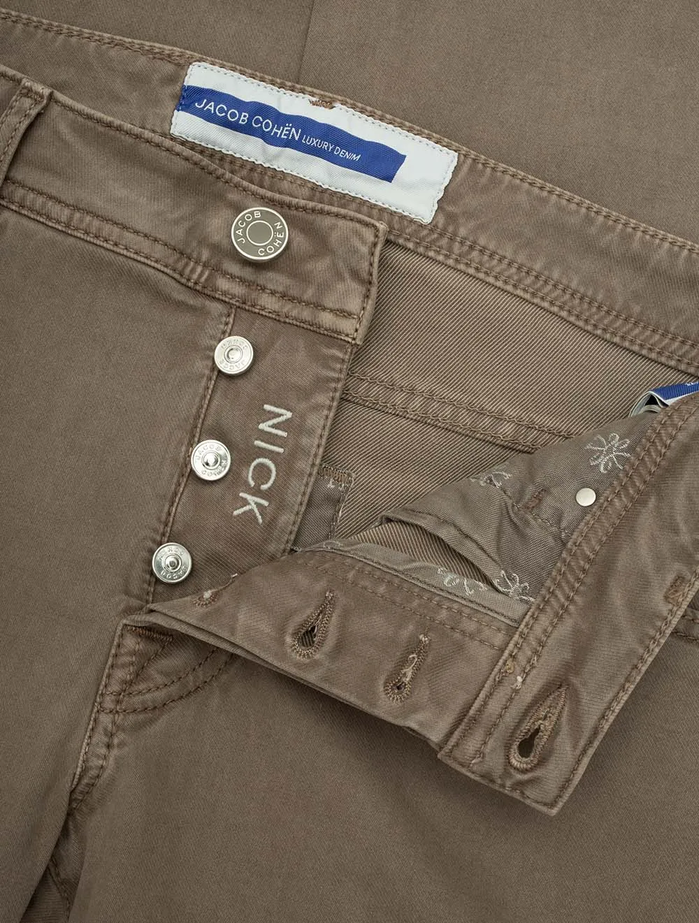 Nick Slim Fit Jeans Brown
