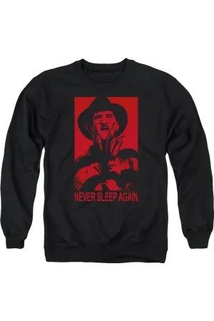 Nightmare On Elm Street Never Sleep Again Adult Crewneck Sweatshirt