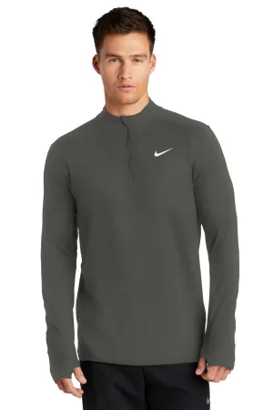 Nike Mens Element Dri-Fit Moisture Wicking 1/4 Zip Sweatshirt - Anthracite Grey