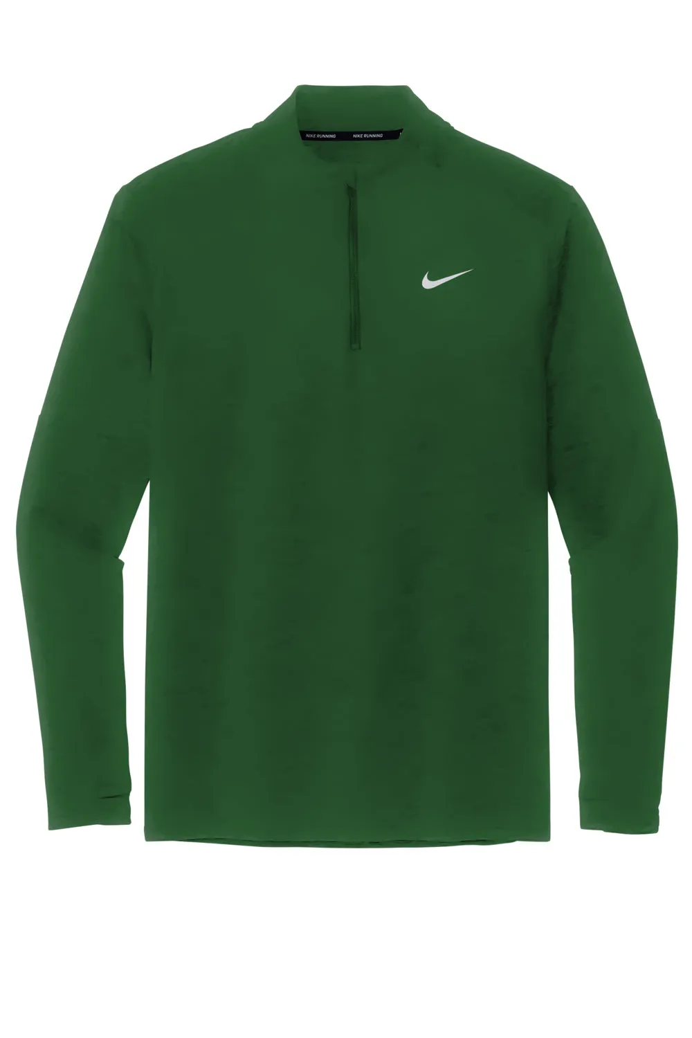 Nike Mens Element Dri-Fit Moisture Wicking 1/4 Zip Sweatshirt - Dark Green