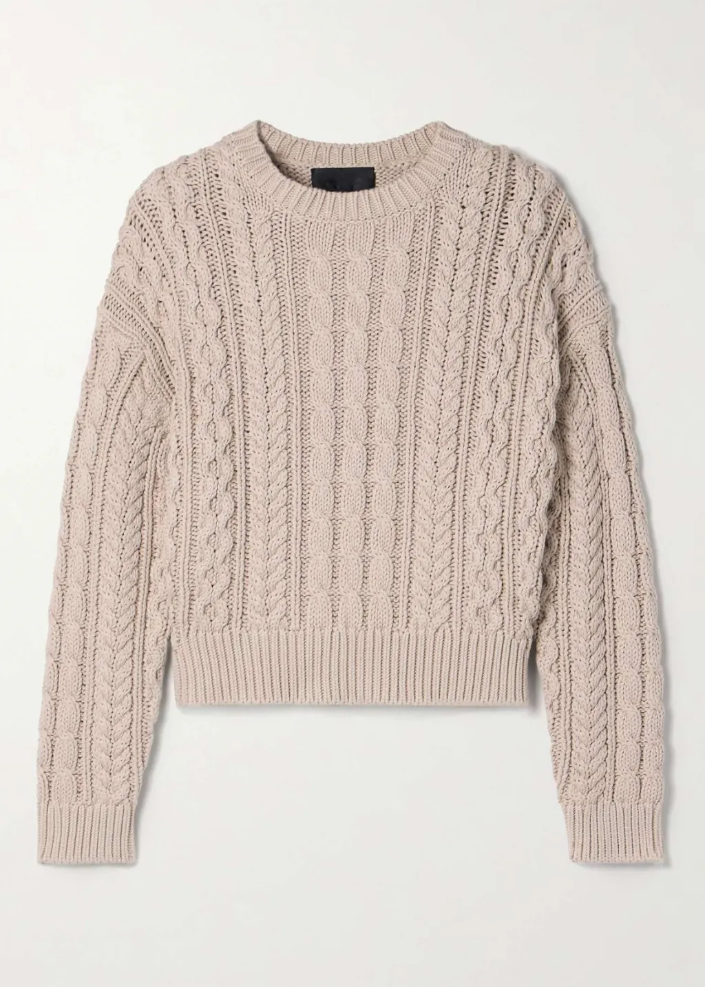 Nili Lotan Rory Sweater in Light Beige Clothing_nili-lotan