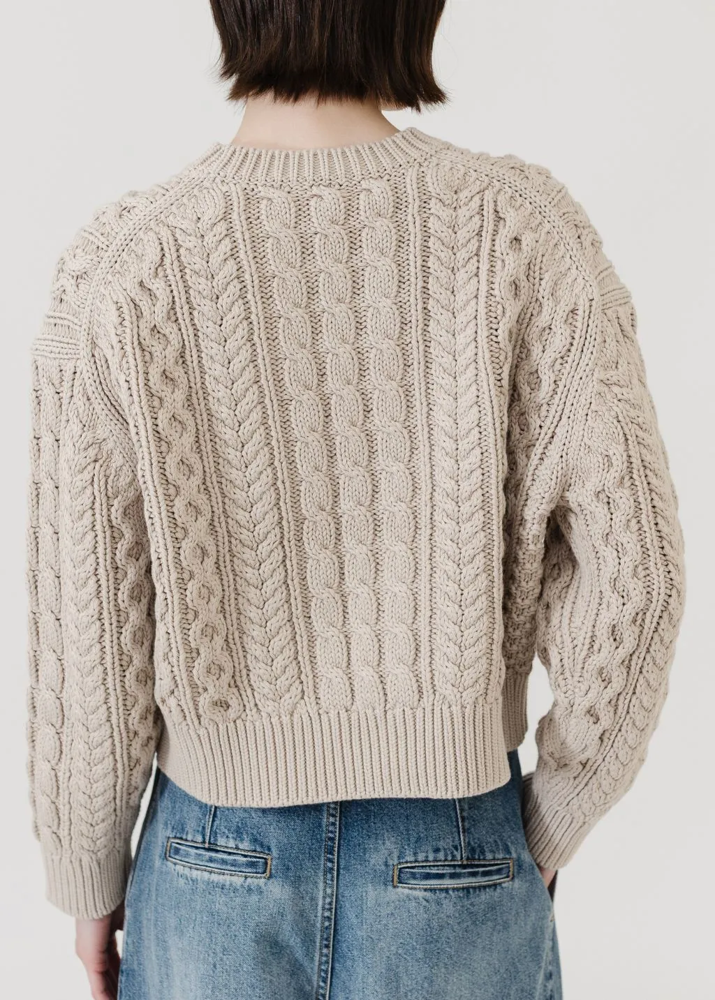 Nili Lotan Rory Sweater in Light Beige Clothing_nili-lotan
