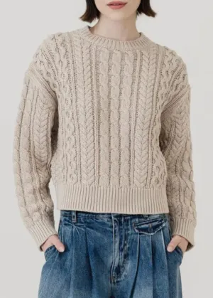 Nili Lotan Rory Sweater in Light Beige Clothing_nili-lotan