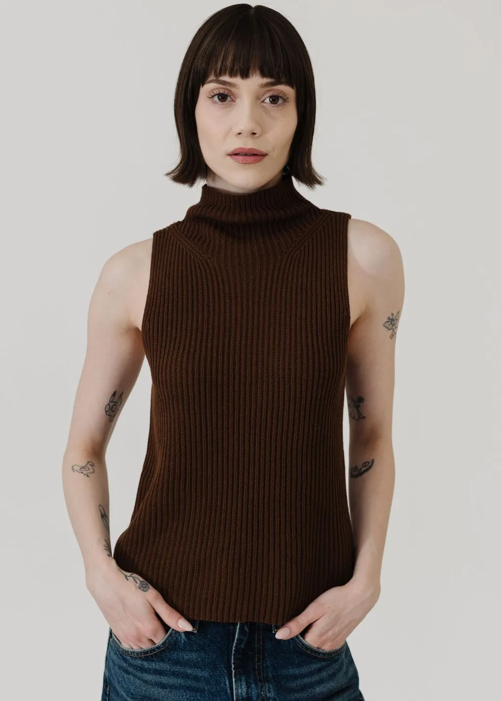 Nili Lotan Sonia Sweater in Brown Clothing_nili-lotan