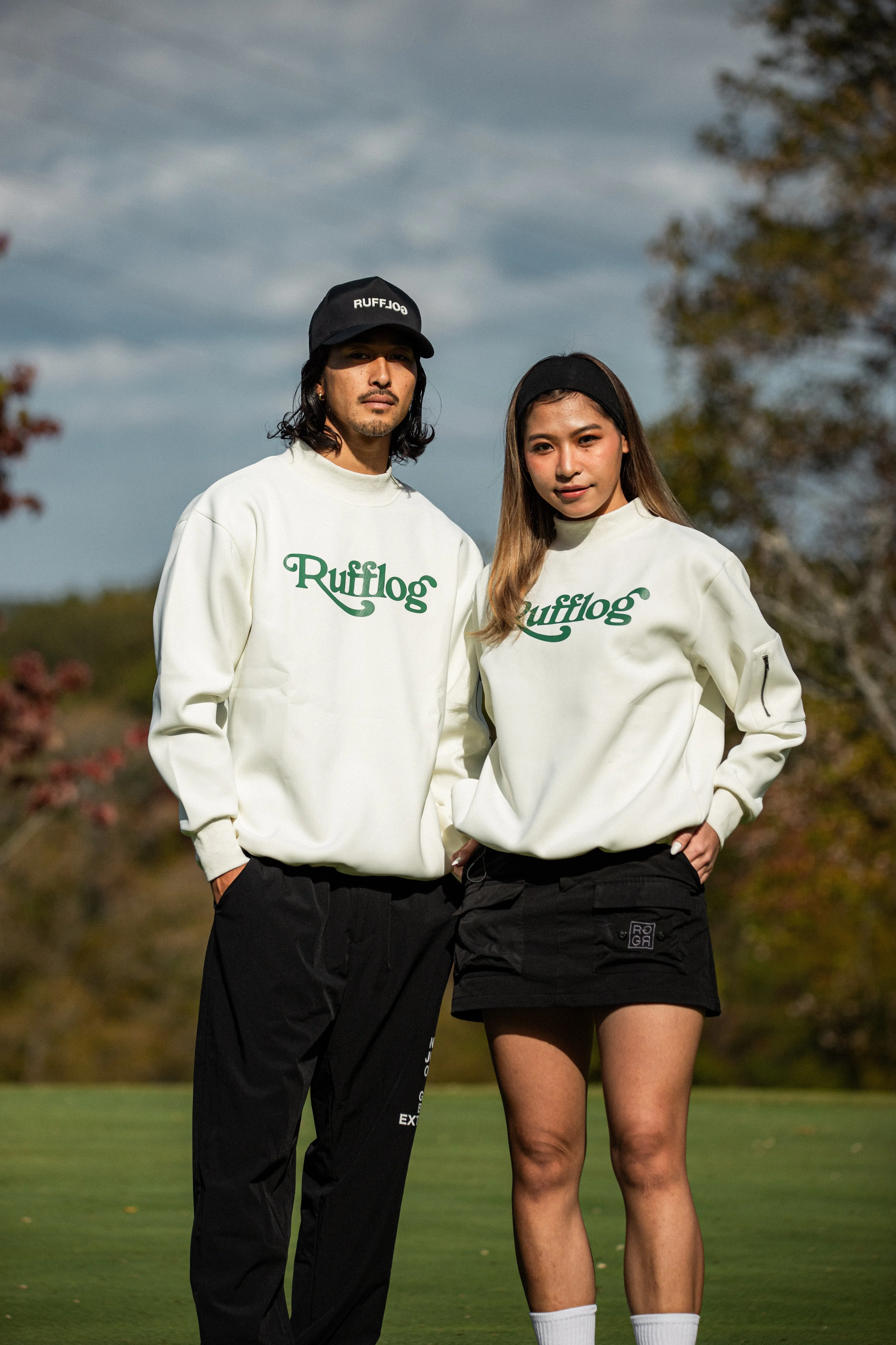 NOT JUST ONE L/S MOCK NECK WHITE